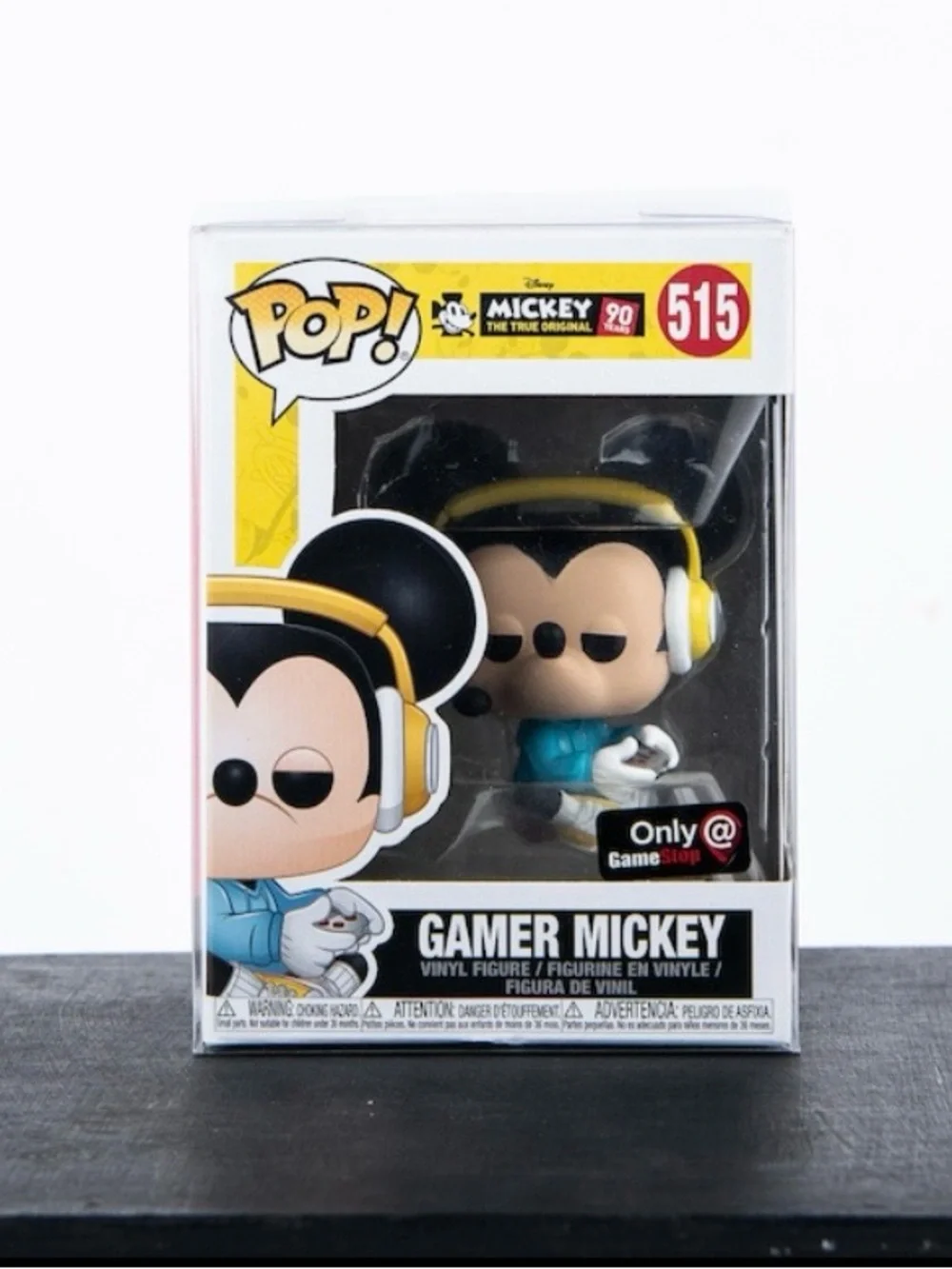 Funko Gamer Mickey Vinyl Figure - Black/Blue/Yellow